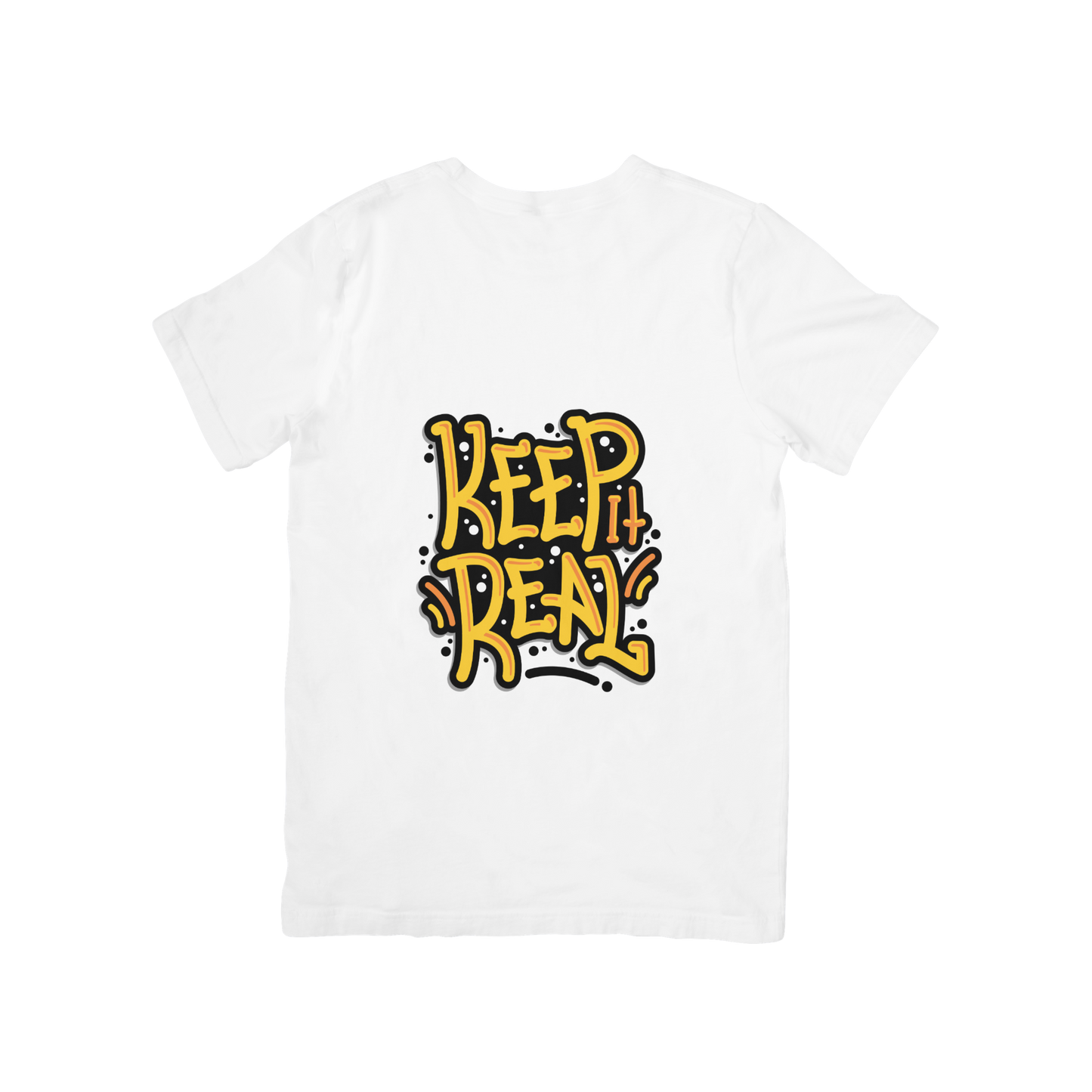 Keep Real design T-shirt