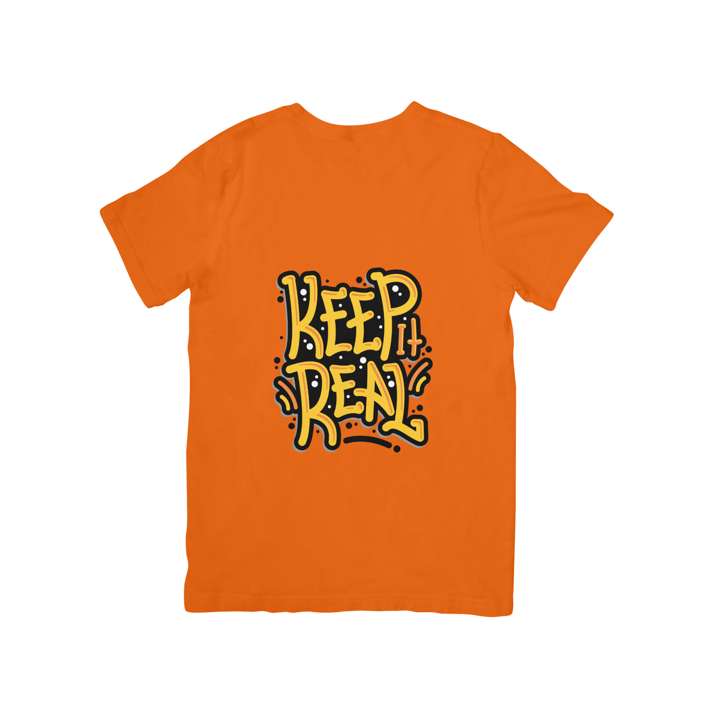 Keep Real design T-shirt
