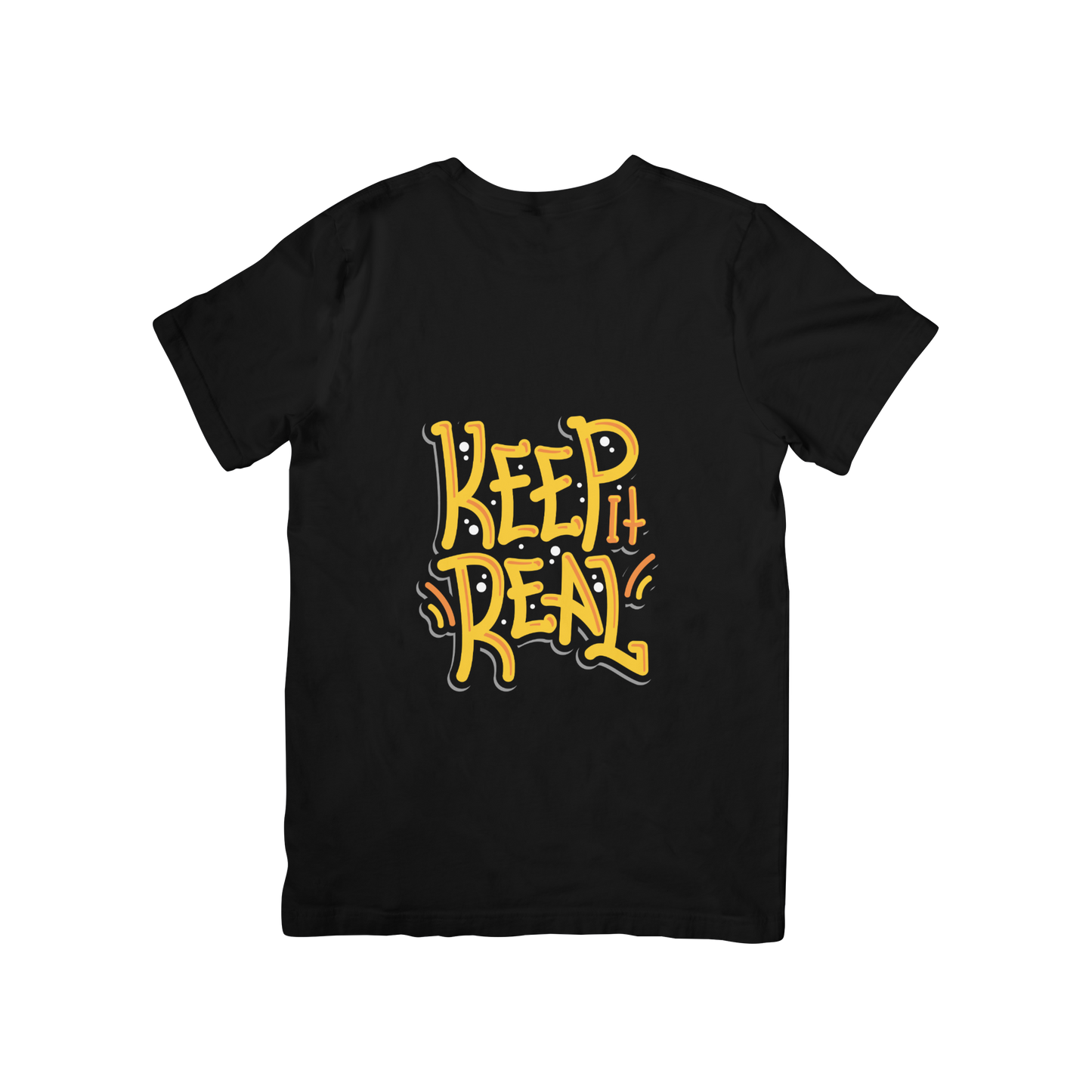 Keep Real design T-shirt