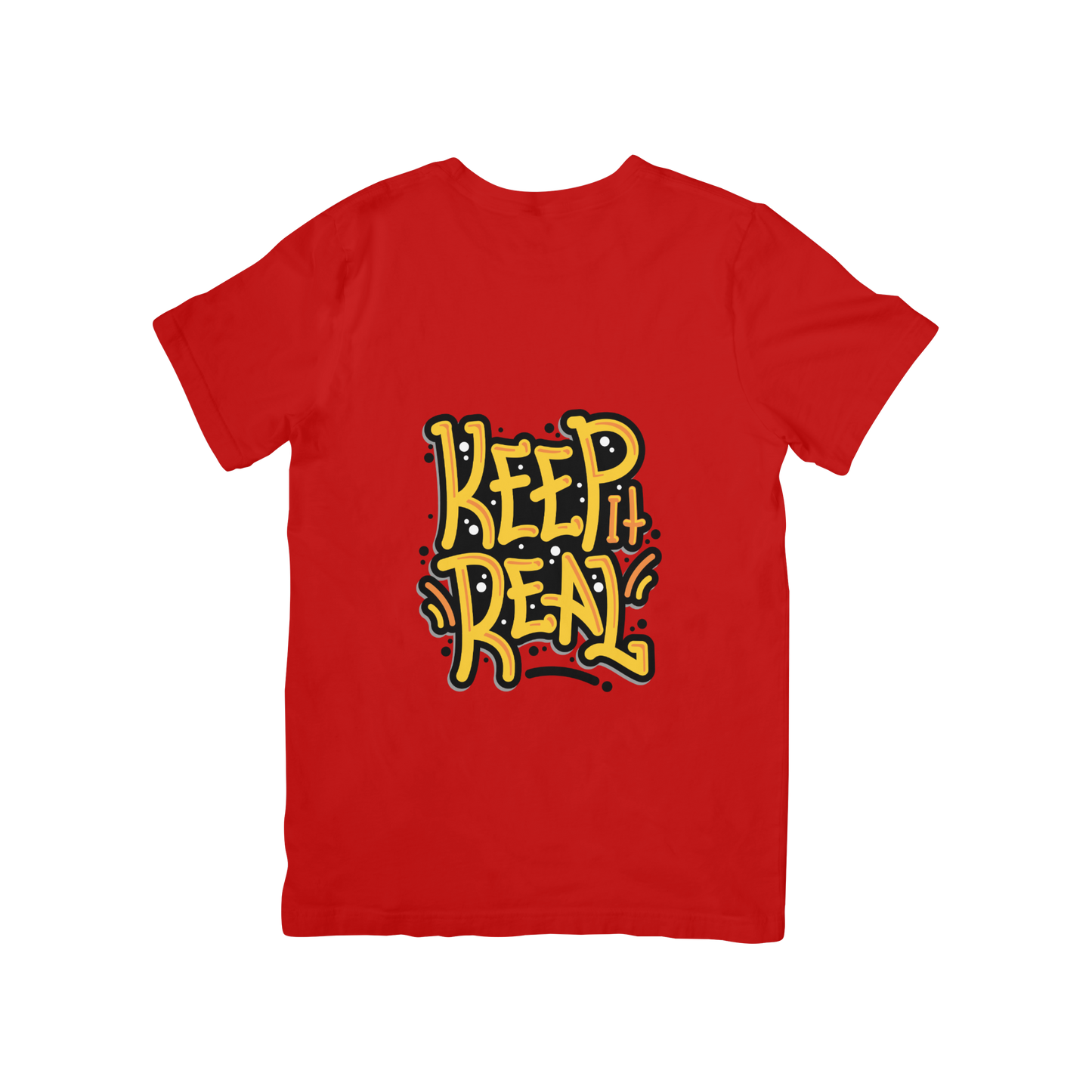 Keep Real design T-shirt