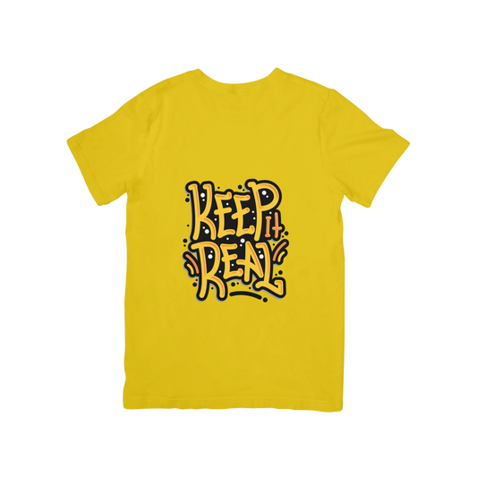 Keep Real design T-shirt