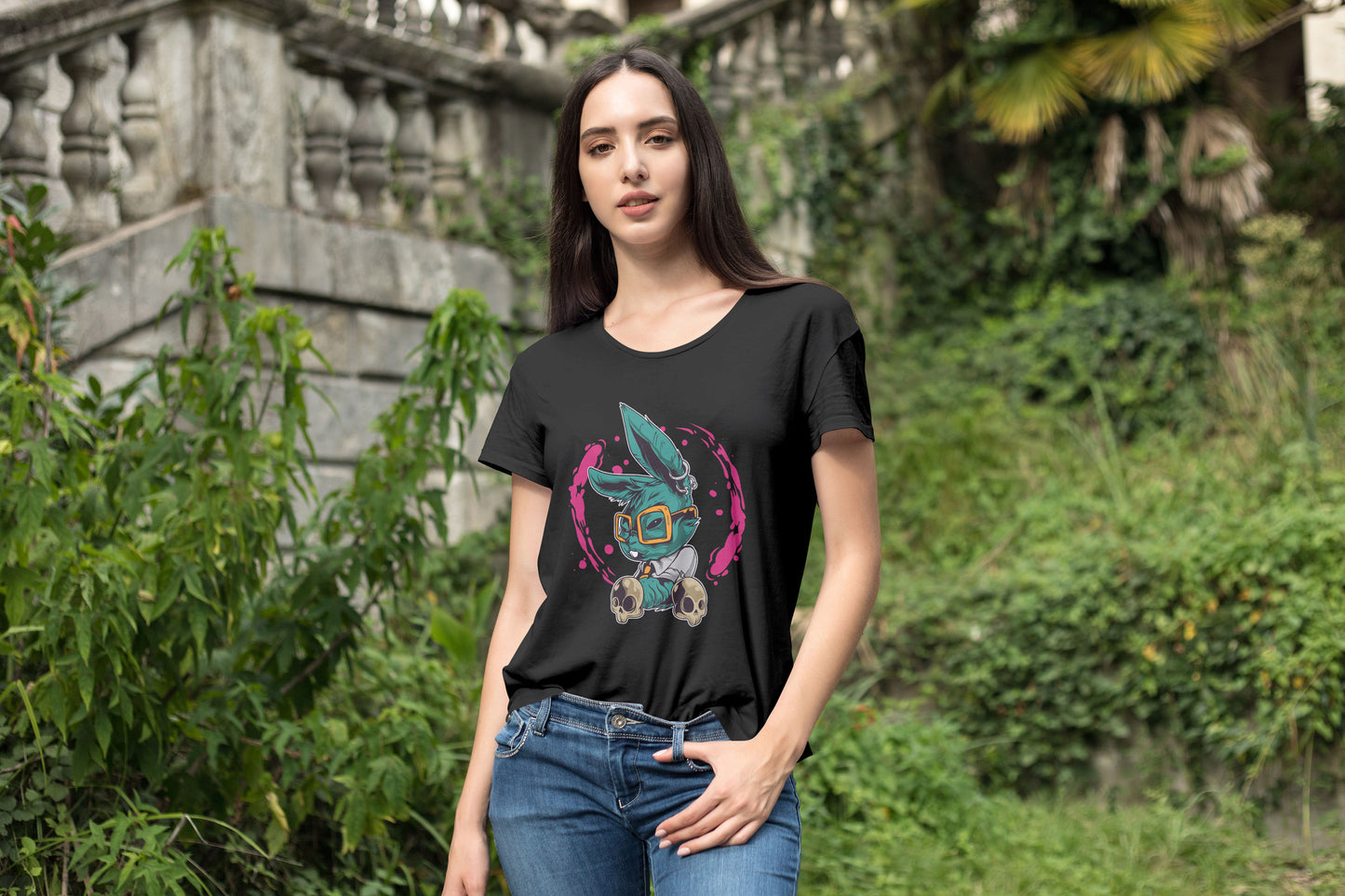 Rabbit Design T-shirt