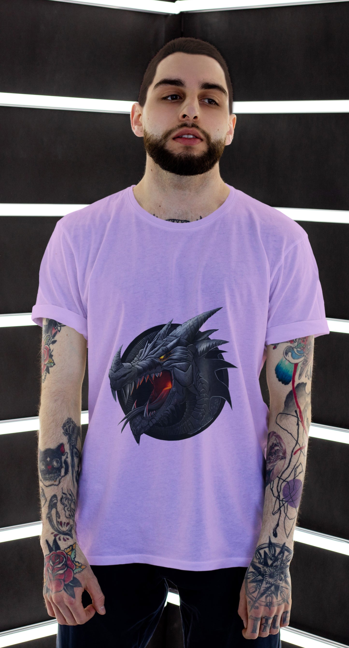Dragon design t shirt