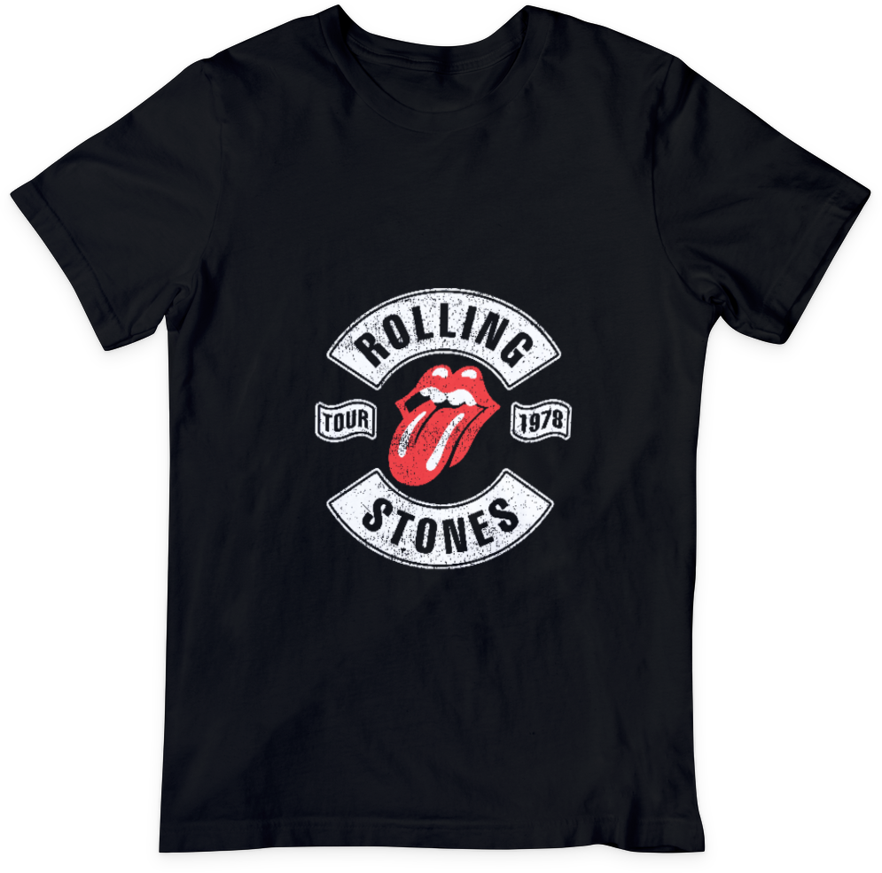 "Rolling Stones" Design T-shirt