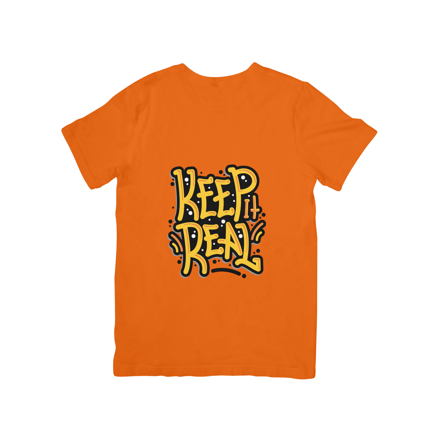 Keep Real design T shirt