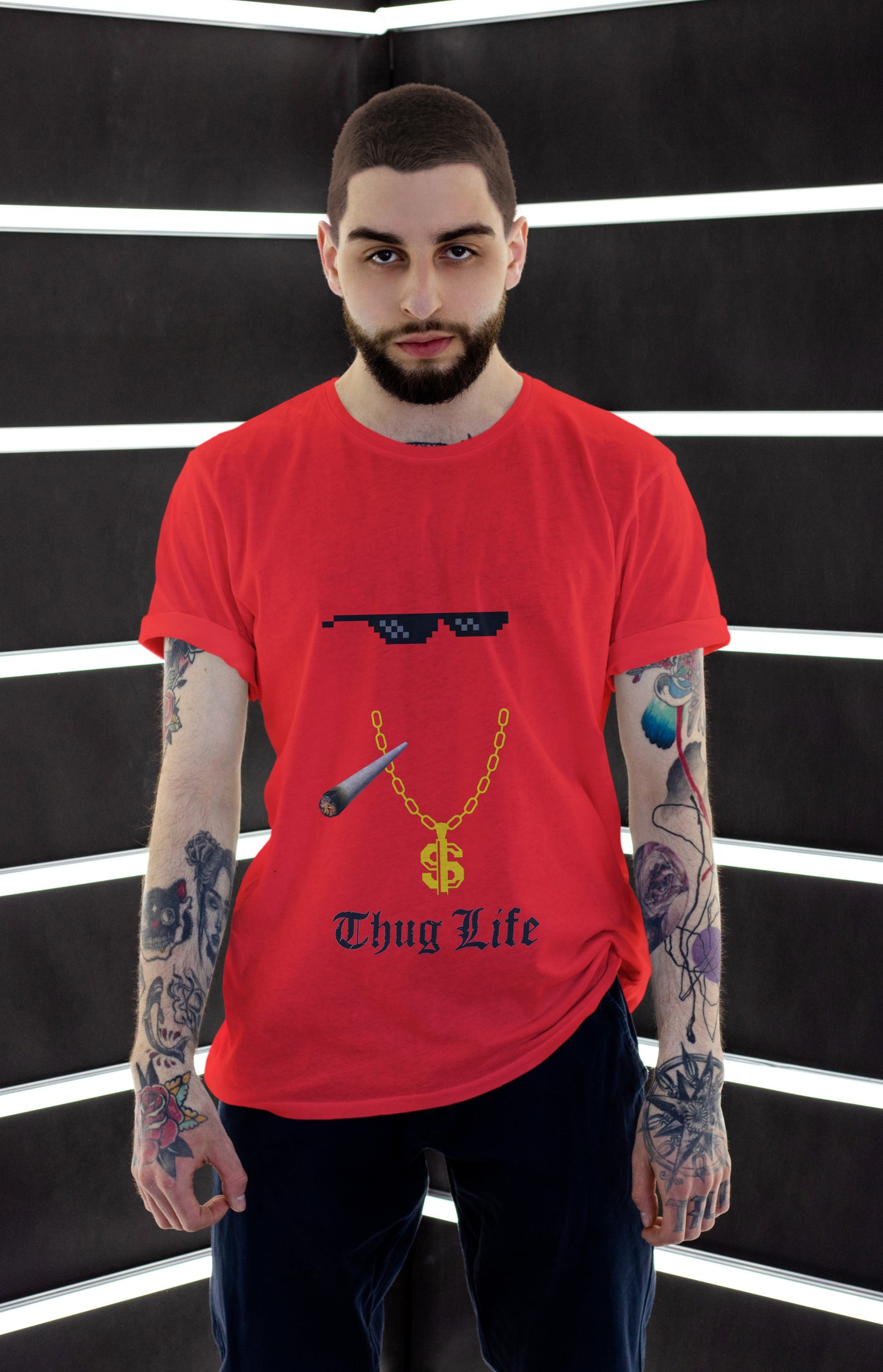 thug life t shirt