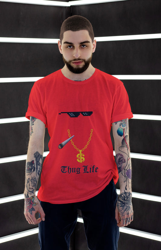 Thug Life Design T-shirt