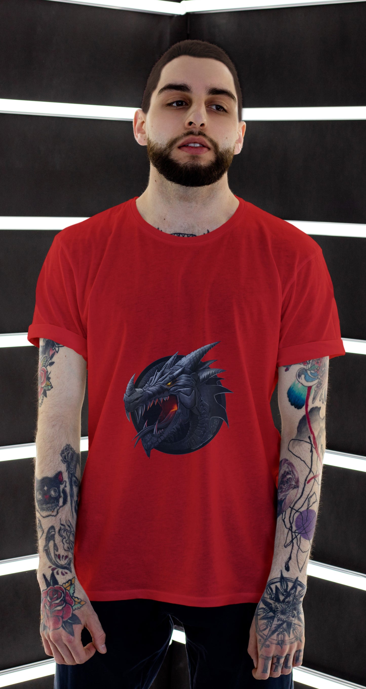 Dragon design t shirt