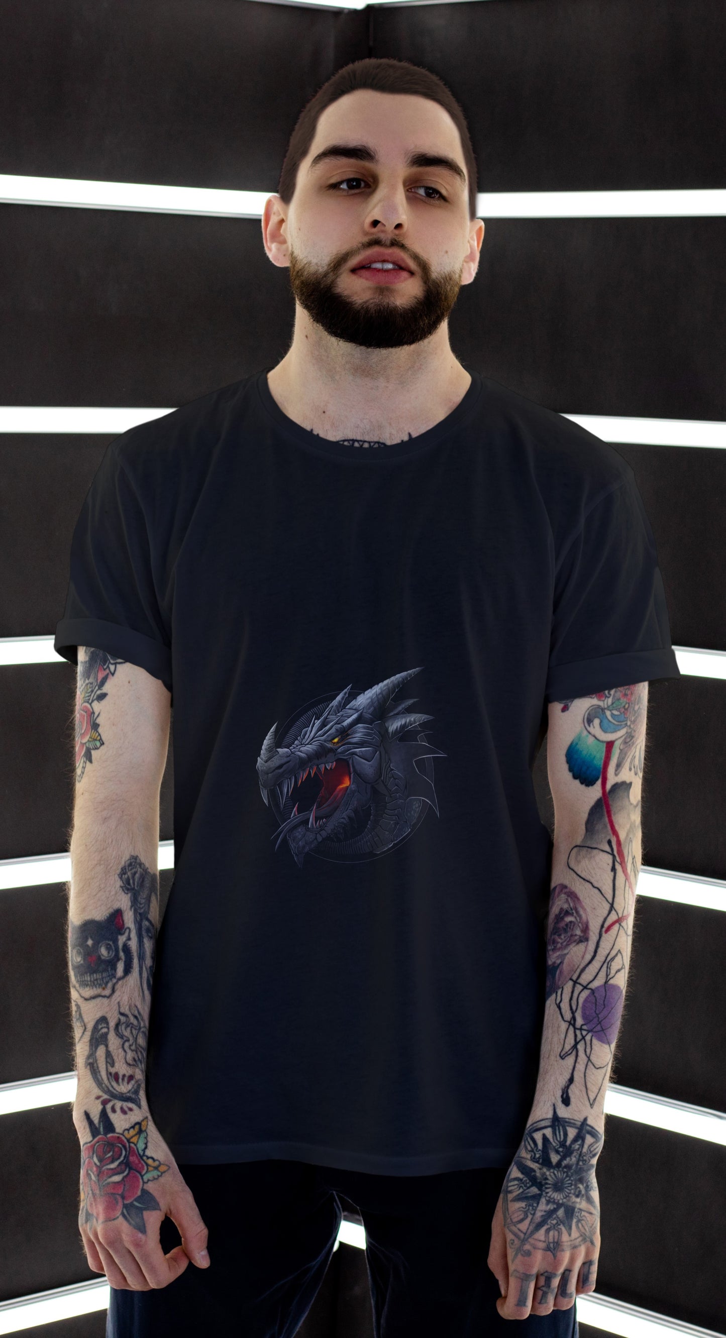 Dragon design t shirt